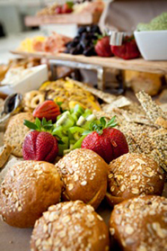 Rolls and Strawberries